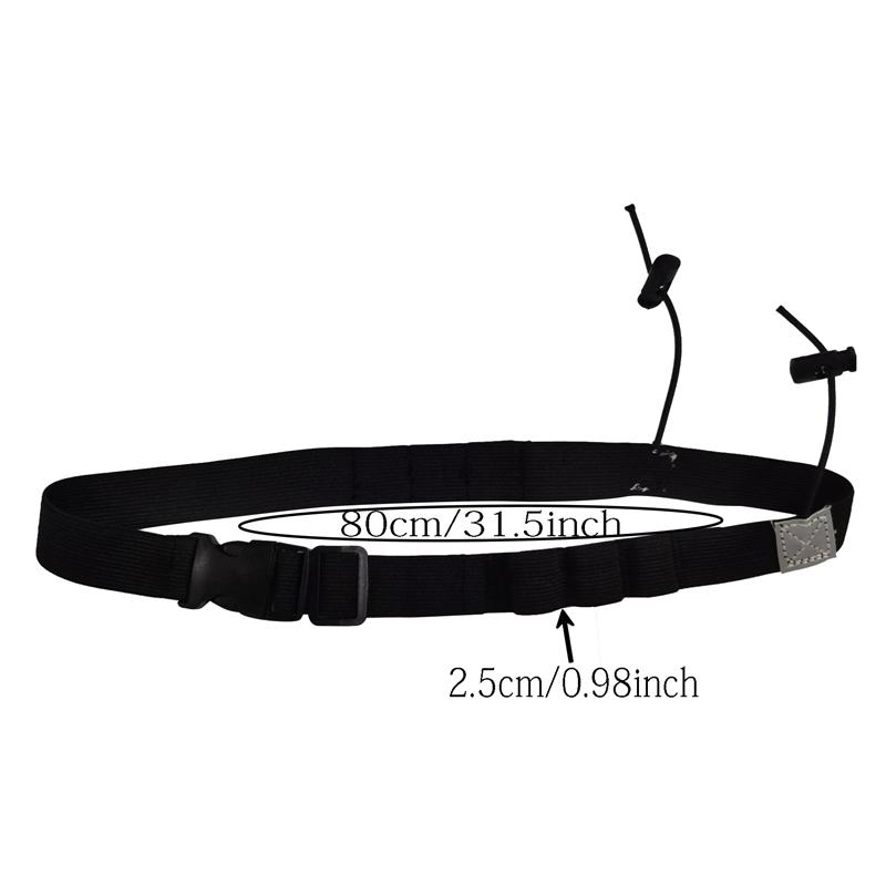 Product Introduction of Men Women Sport Waistband Marathon Running Competition Number Cloth Belt Adjustable Sash <ADH1016> 9
