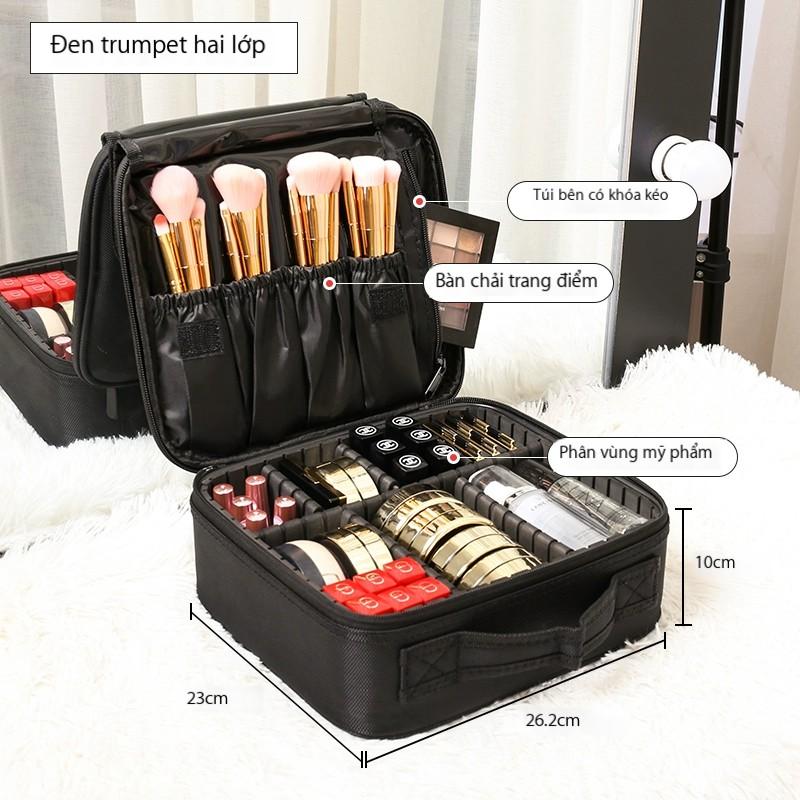 Hộp đựng mỹ phẩm công suất lớn Cốp đựng mỹ phẩm túi đựng mỹ phẩm đồ trang điểm cá nhân Bag