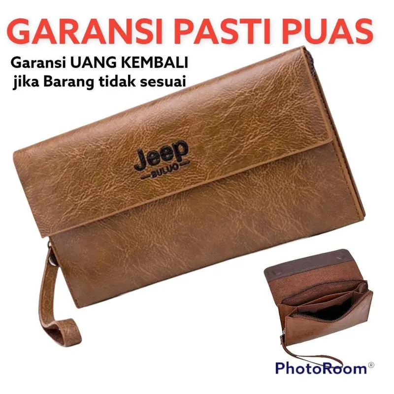 CLUTCH DOMPET KULIT IMPORT HANDBAG PRIA WANITA 1