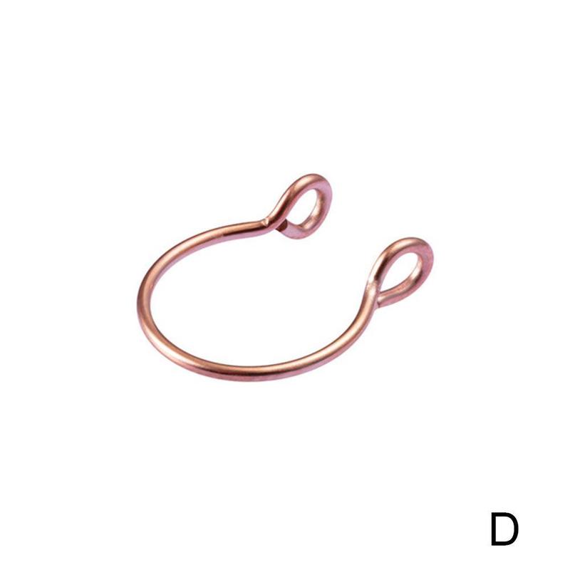 Product Introduction of Stainless Steel U-shaped Nose Rings Nose Clips And Plating Nose Pins Fittings Vacuum Piercing Z4T5 20