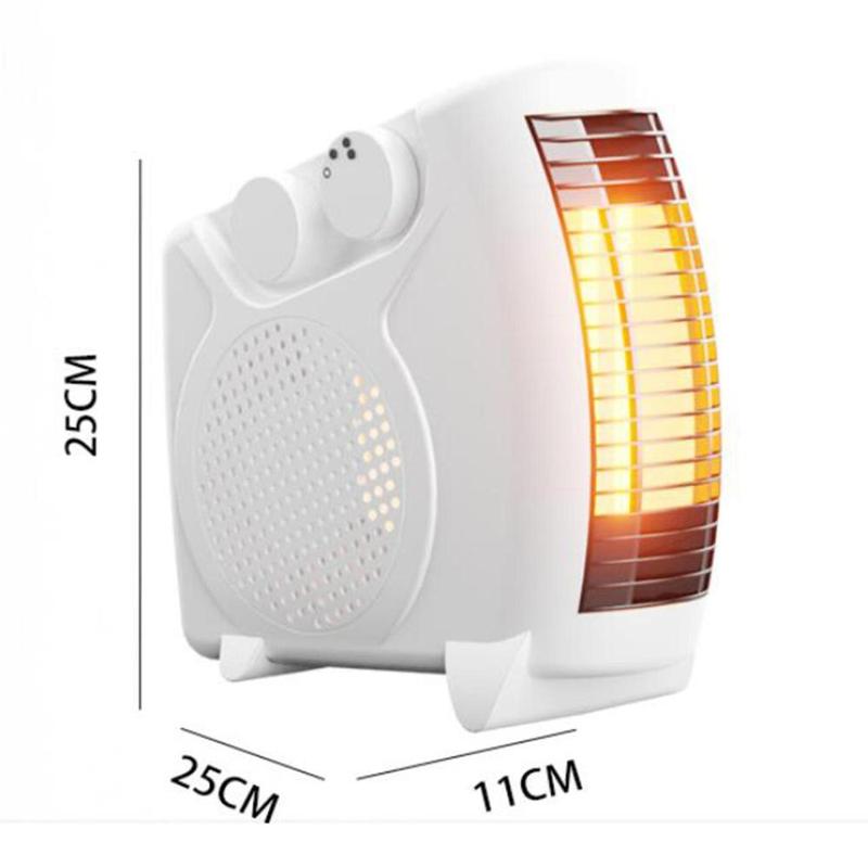 Product Introduction of Electric Desktop Space Heater Low Noise White Office Heater for under Desk Durable 0