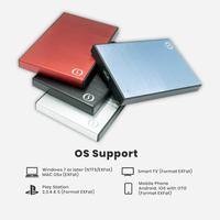 Gambar Osmous Slim Plus Hardisk HDD External 1TB USB 3.0 Portable Storage - Black dari GGSTORESBY Kota Surabaya 4 Tokopedia