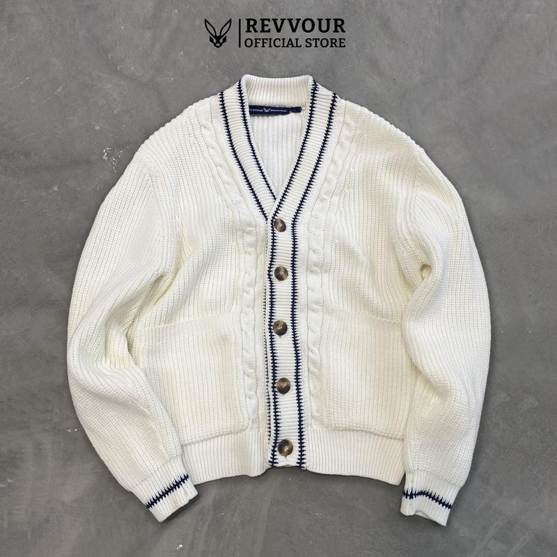  Áo Cardigan Organic cotton Robe-Knit - Local Brand RvR Menswear Nam 