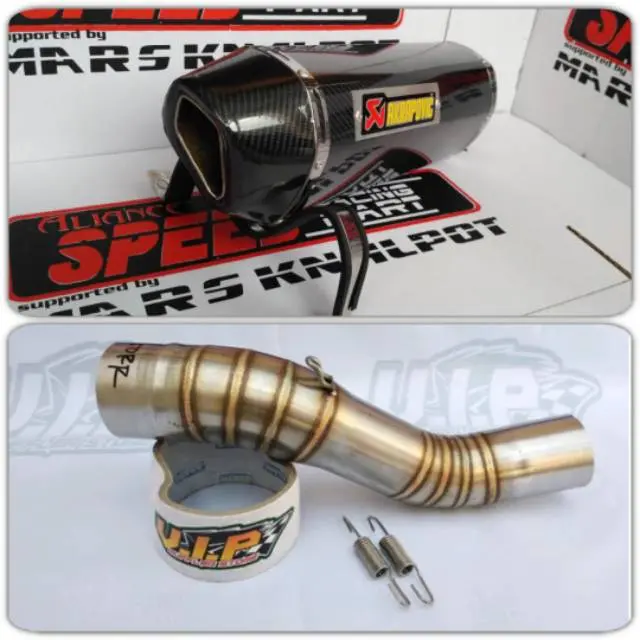 Knalpot Akrapovic Slip On CBR250RR CBR 150R CBR 250RR CB150R NEW R25 MT25 NINJA 250FI OLD/NEW CBR150R LOKAL CBR 250R NINJA 250 SL MONO