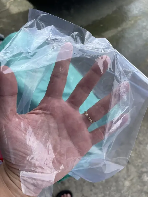 bán lẻ 100g TÚI BÓNG MỠ ZIN MÀU TRẮNG, HÀNG ĐẸP KHÔNG HÔI DẺO DAI ĐỰNG THỰC PHẨM, TÚI NILON CÁC LOẠI 6