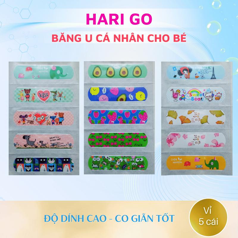  3 vỉ x 5 cái  15 cái  Băng u cá nhân cho bé LIFE GO băng dán urgo hình dễ thương băng keo y tế không thấm nước 