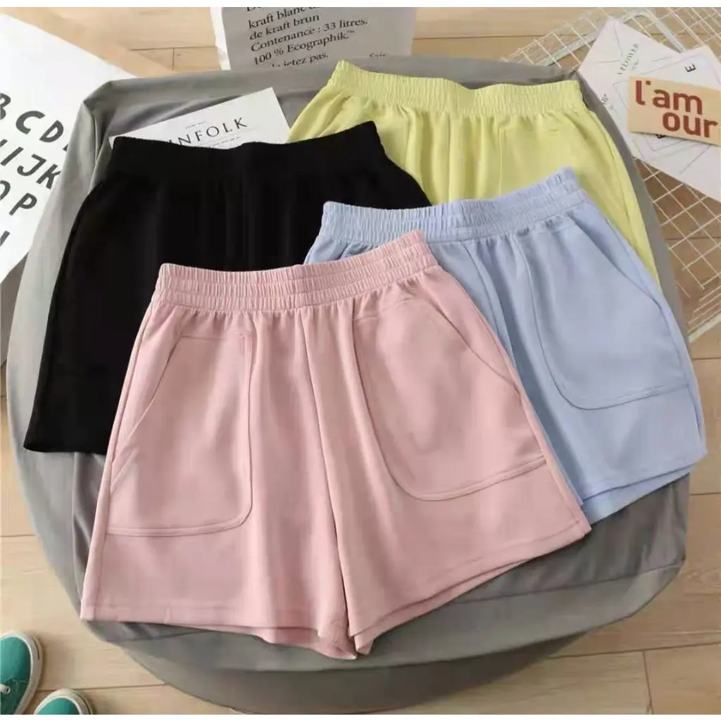 [ MILIO ] - JENIA BABYTERRY HOTPANTS COMFY PANTS CELANA PENDEK