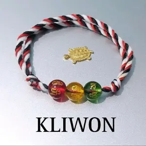 GELANG TRIDATU TIGA KRISTAL AURA REJEKI+FREE KURA KURA REJEKI