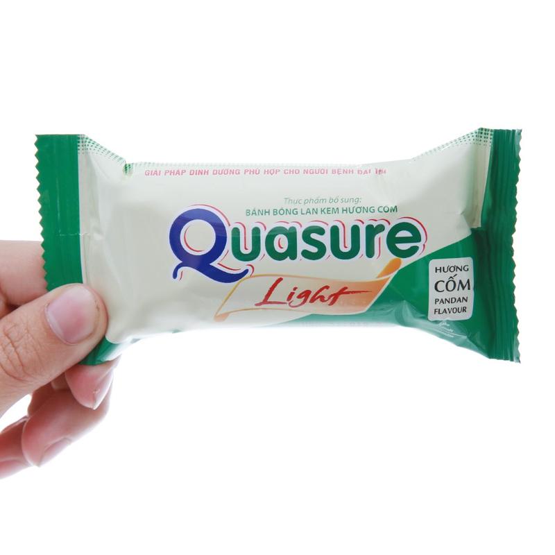 BAO BÌ MỚI - Combo Mix 2 Bánh Bông Lan Quasure Light Bibica 180g (Vị Dâu & Cốm) - Thực phẩm dành cho người ăn kiêng, tiểu đường 4