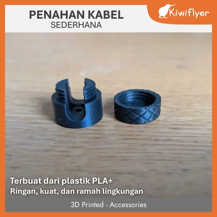 Klip / Penahan Kabel - Cable Mount / Clip / Holder - 3D Printed 2