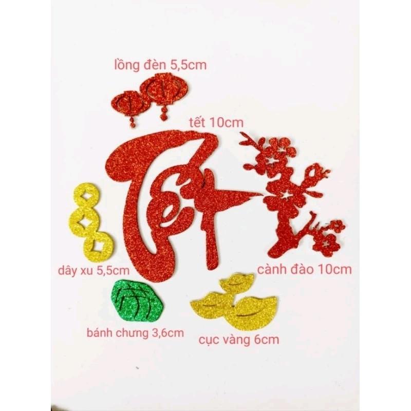 Combo Phuc Loc Tho Phat Tai Xuan Tet và phụ kiện dán trang trí Tết 6