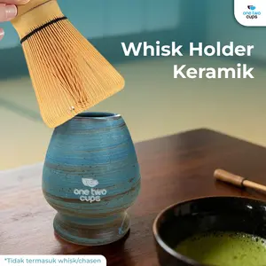 One Two Cups Whisk Stand Matcha Chasen Tate Dudukan Pengaduk - C10 - Tinari
