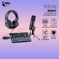 Gambar FIFINE KSH1 LIVE STREAMING BUNDLE MIXER WITH AUDIO INTERFACE dari Tokosound Proaudio Kota Administrasi Jakarta Barat 2 Tokopedia