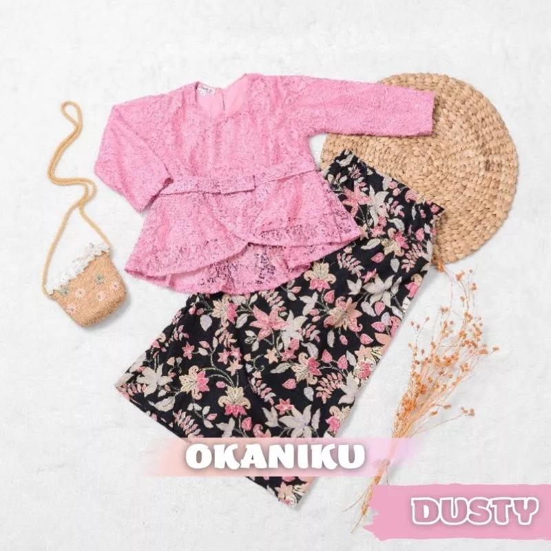 Product Introduction of Setelan Baju Kebaya Anak Perempuan Modern Brokat Rok Span Kimono Acara Wisuda KondanganTK SD SMP Fashion 1