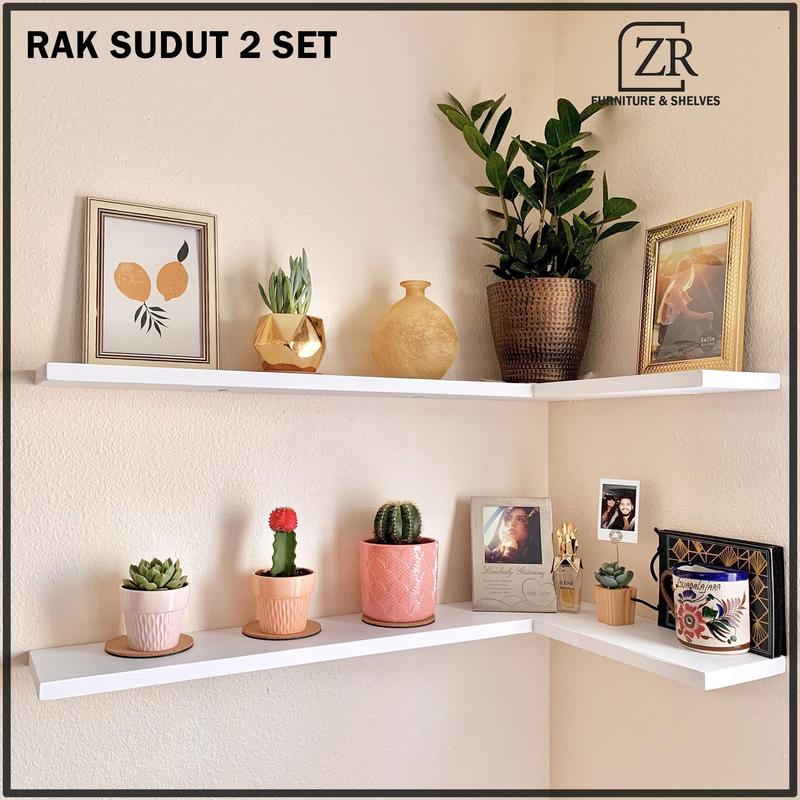 Product Introduction of Rak Sudut Jumbo Multifungsi Murah Isi 2 Set  Warna Warni / Ukuran 50 X 30 X 10 16