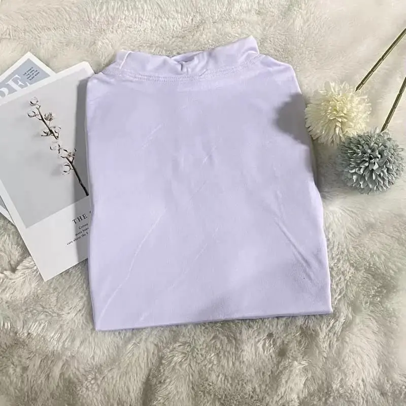 Manset anak perempuan 5 sampai 10 tahun bahan soft adem / Baju kaos manset anak lengan panjang / Mangset anak perempuan Hitam Putih 3