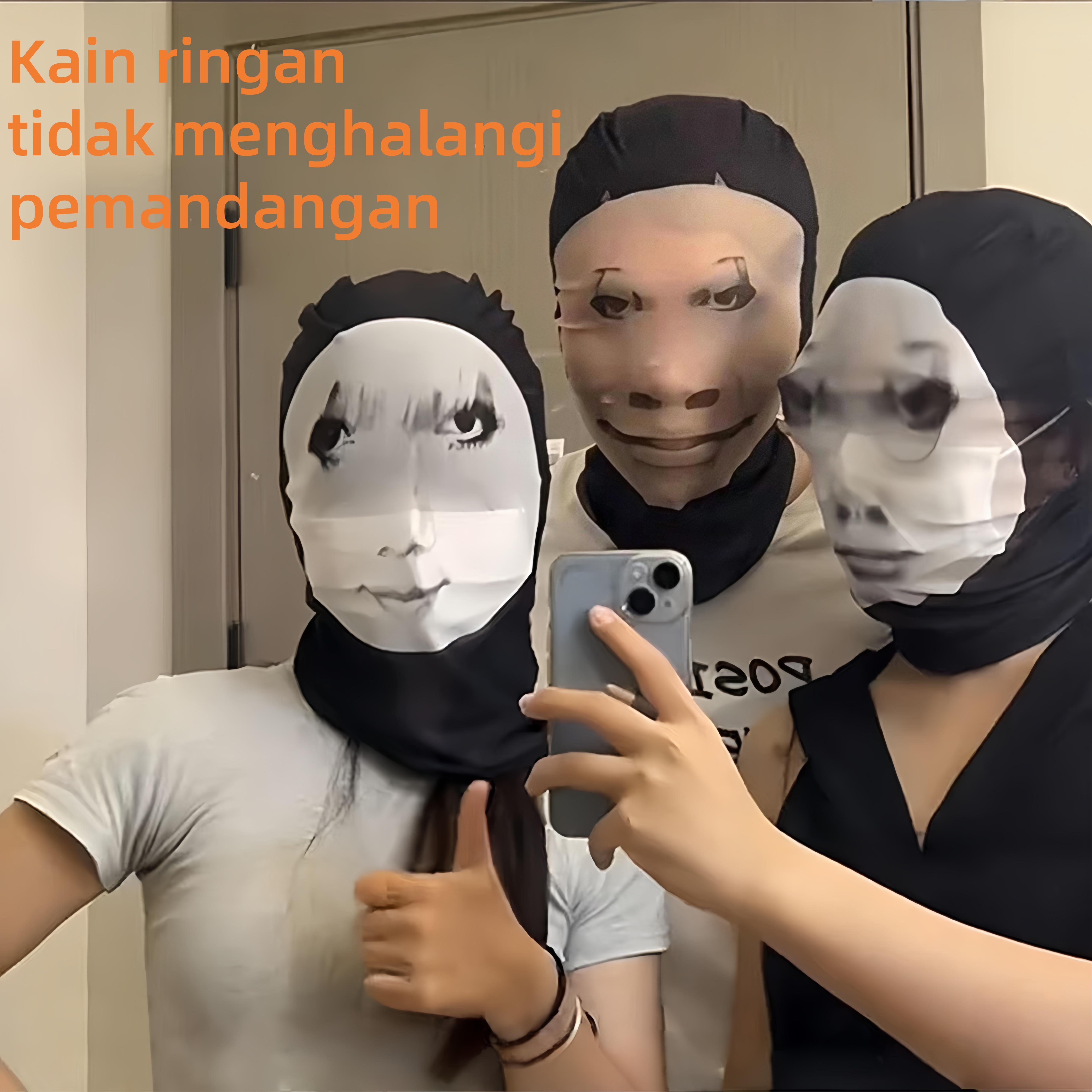 【READY】Topeng Ugly Face Lucu - Masker Ekspresi Wajah Abstrak Unik & Kreatif-Motor Pelindung Sinar Matahari Topeng-Aktivitas Outdoor-Couple Mask Bisa Melihat Ke Luar Mainan COD 【READY】Topeng Ugly Face Lucu - Masker Ekspresi Wajah Abstrak Unik & Kreatif-Motor Pelindung Sinar Matahari Topeng-Aktivitas Outdoor-Couple Mask Bisa Melihat Ke Luar Mainan COD
