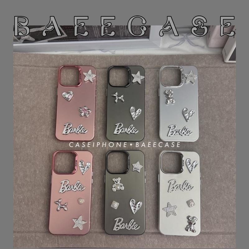 Ốp điện thoại Charm Barbie nhám 3 màu - BaeeCase Store - Phụ Kiện