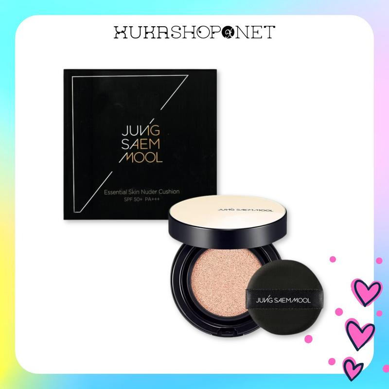 Phấn Nước Cushion Jung Saem Mool Skin Nuder Lớp Finish Ẩm Mịn, Bóng Khỏe Tự Nhiên