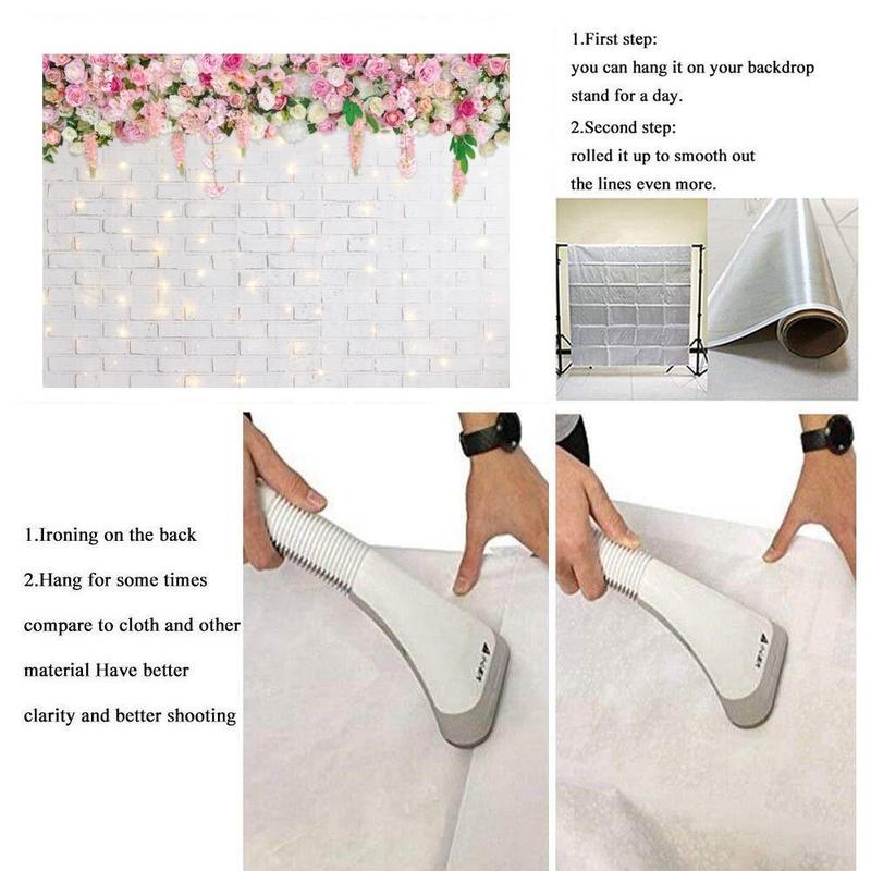 Product Introduction of Flower Patterned Background, Wall Hanging Background, Glitter Brick Decor Background,  Flower Wall Backdrop  for Wedding Party Photo Shoot 5