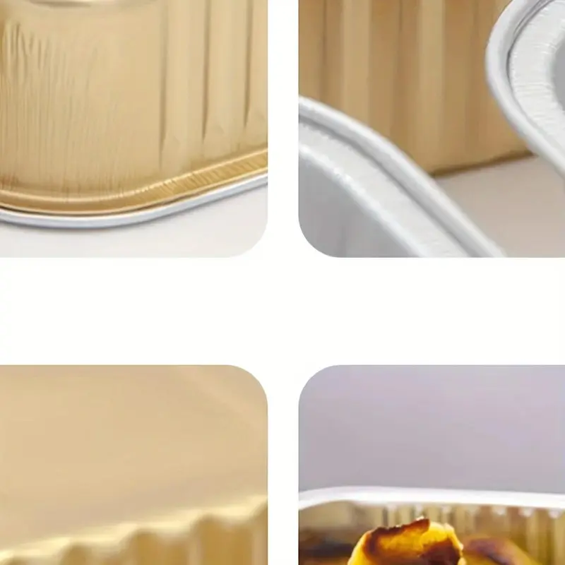 Rectangular Baking Box with Lid & Spoon, 10pcs/set Large Capacity Dessert Cake Bread Box, Baking Utensils for Home Kitchen Restaurant Party 4