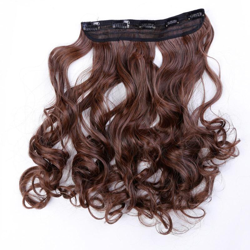 Product Introduction of Dark Brown Large Wave Fashionable Temperament Wig Curly Hair, Hair Human Brown Curtains Wig X7E1 23