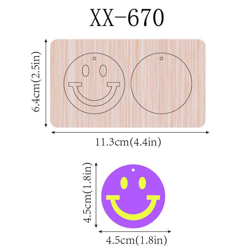 Smile Face Pattern Press Cutting Die, 1 Count Repeatable Cutting Die, DIY Scrapbooking & Stamping Die, DIY Scrapbooking Supplies 3
