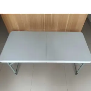 Meja Lipat Koper SAMSON HDPE 122cm / Meja Portable Indoor & Outdoor / Meja kaki Besi / MEJA STAND