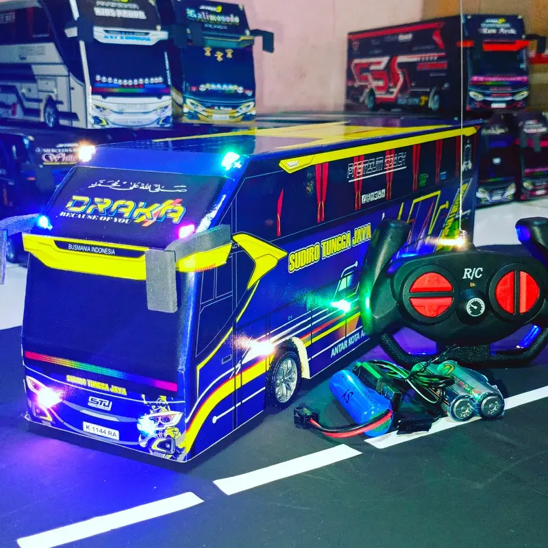 miniatur bus stj draka remote control Basuri 1