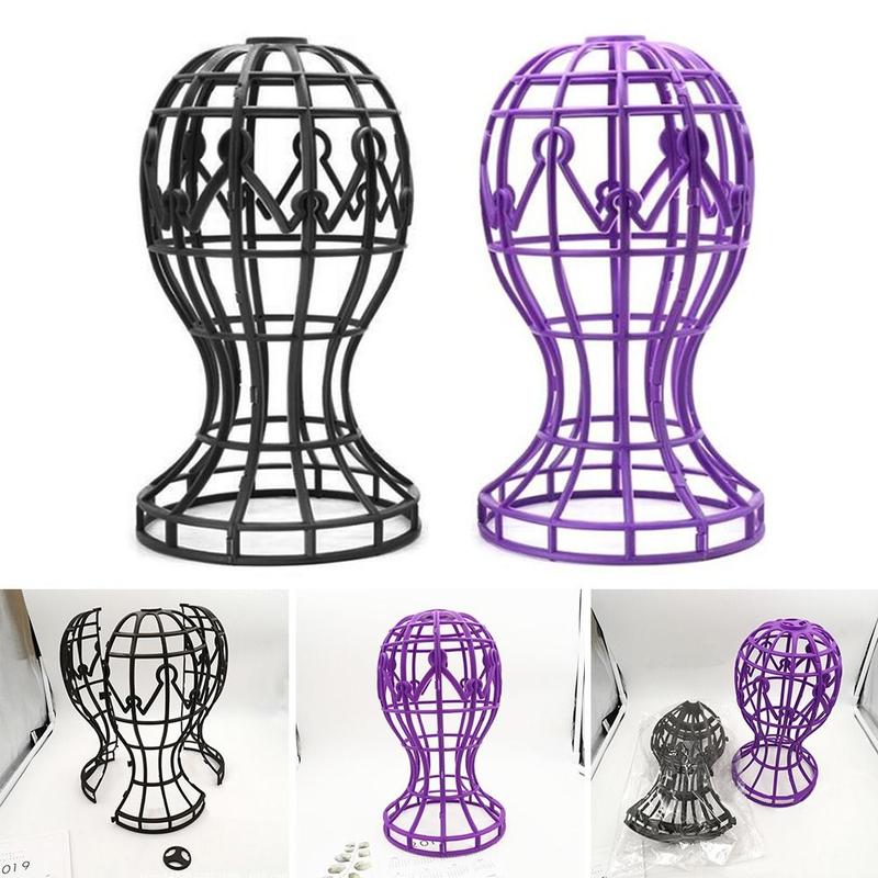 Mới Giá đỡ có thể gập lại Mũ nón đứng tóc giả Giá để đồ Đa năng Giá đỡ đầu tóc…