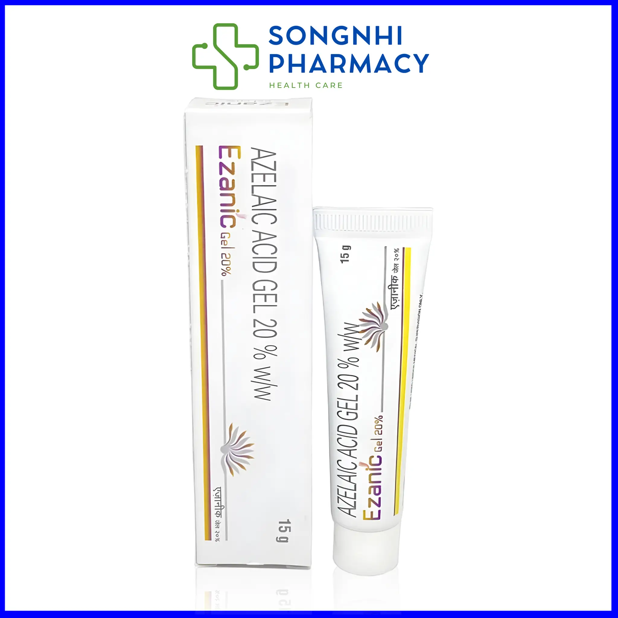 Gel E-za-nic 15g  Hỗ Trợ Giảm Mụn, Mờ Thâm Đỏ, Thâm Đen - Skincare, Chăm Sóc Da