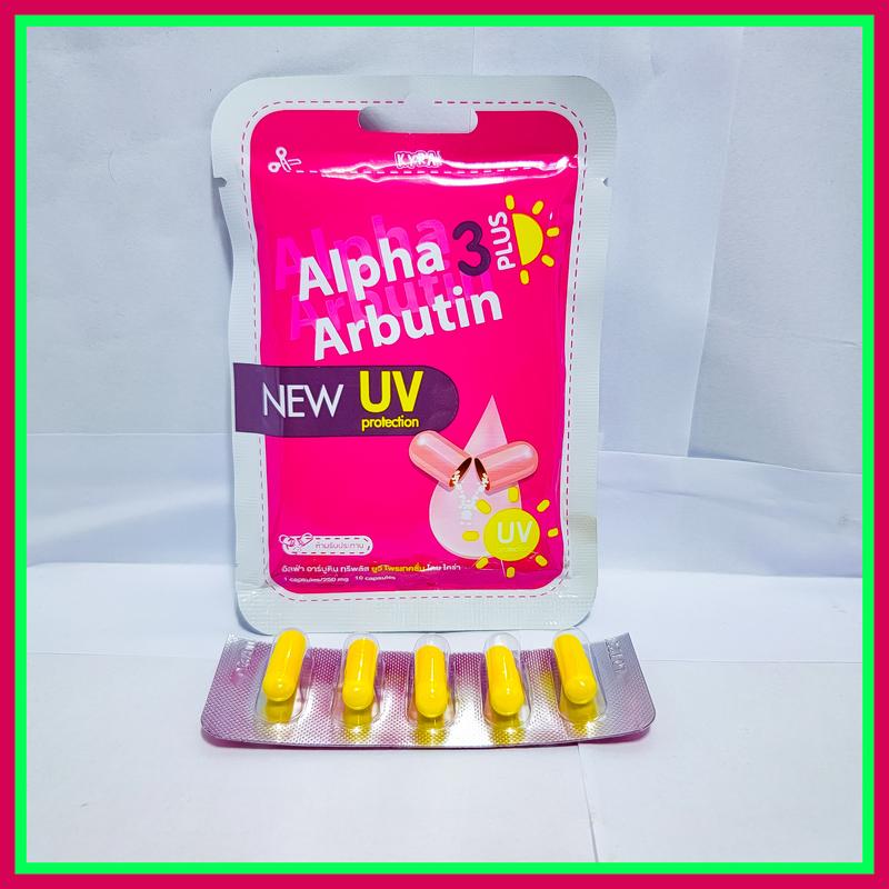 Viên kích trắng Alpha Arbutin 3 Plus+ dạng viên dùng trộn kem hỗ trợ trắng da body 1