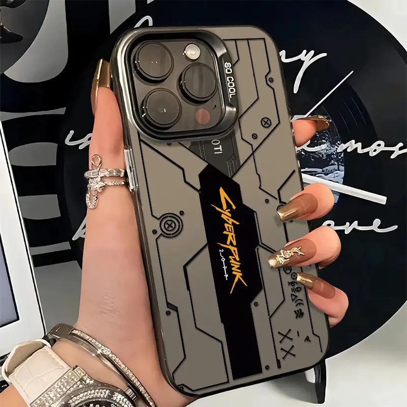 Ốp Điện Thoại Họa Tiết Cyberpunk RX, Thiết Kế Sáng Tạo, Tương Thích Với iPhone 15 Pro Max, 14, 13, 12, IP Cao Cấp 16, 11, Promax, 7 / 8 Plus, X, XR, XSMAX, SE2020, IMD Vỏ Cứng, Chất Liệu Silicon, Bảo Vệ Chống Sốc