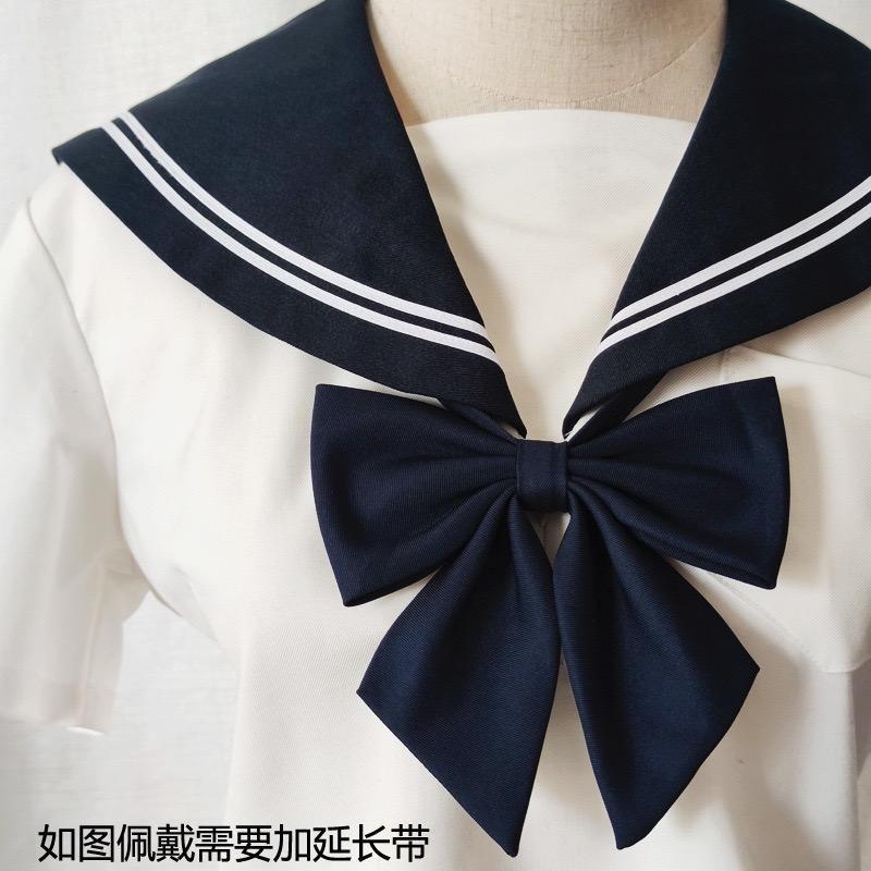 Product Introduction of Solid color JK tie without tie collar flower uniform accessories 9