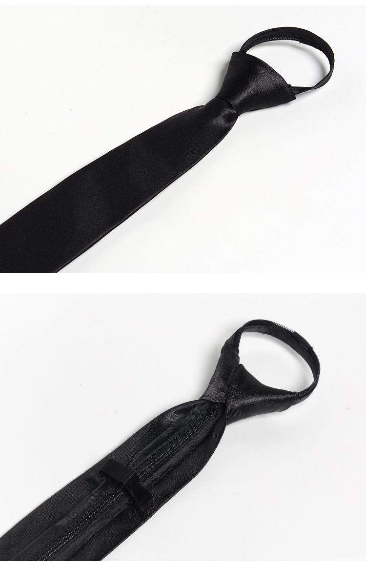 Product Introduction of Baju Ikat, Gaya Preppy JK Jepun, Hiasan Baju, Untuk Lelaki dan Wanita, Zip Malas, Tali leher Hitam, dengan Kupas, Pemasangan Tanpa Tebuk 7