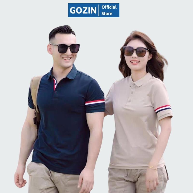 Áo polo nam cổ bẻ tay ngắn phong cách cổ điển lịch sự chất liệu cotton cá sấu cao cấp GOZIN Menswear Shirt