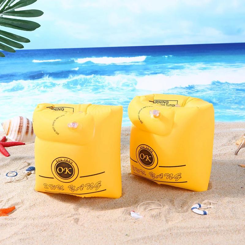 Product Introduction of 2PCS Adult Kids Swimming Inflatable Arm Rings Portable Floating Circle Sleeves Pool Buoy Armbands Swimming Pool Equipment 28