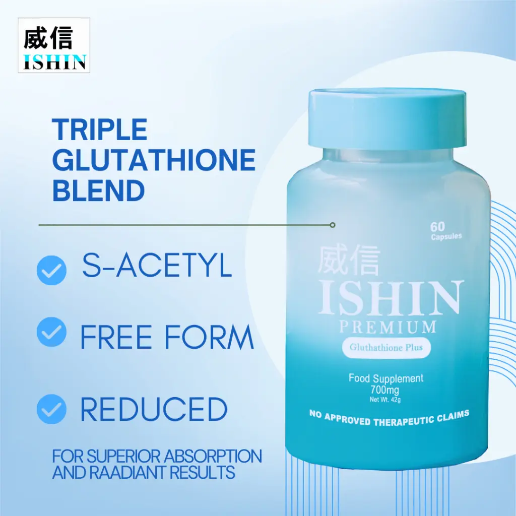 Ishin Premium Glutathione Plus | Triple Gluta Blend 700mg - TikTok Shop Philippines Ishin Premium Glutathione Plus | Triple Gluta Blend 700mg - TikTok Shop Philippines