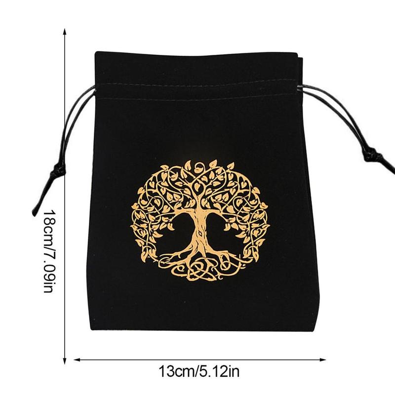 Product Introduction of COD Hot Selling Velvet Tarot Bag Pouch Purple Jewelry Pouches Drawstring Bag Jewelry Bags Pouch for Tarot Card Travel Jewelry Bag Tree Organiser 4