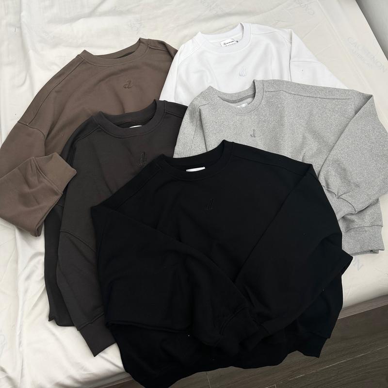 WINGER DEROSE SWEATER - Áo Sweater Nỉ Chân Cua Thêu Chữ Form Boxy Đi Viền 2 Bên (2 SIZE)