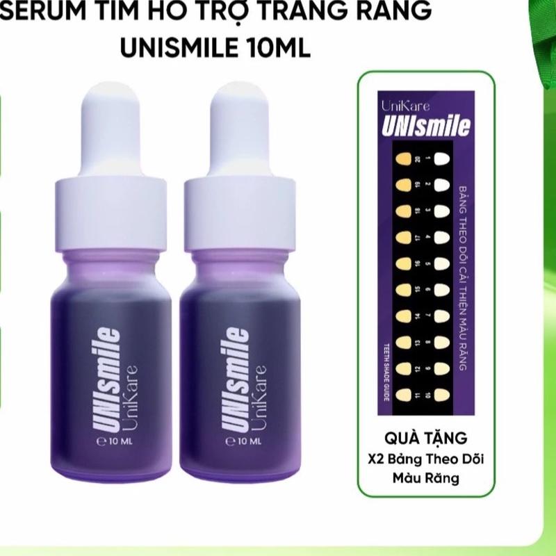 Combo 2 Chai Serum Unismile Hỗ Trợ Trắng Răng Dung Tích 10ml serum trắng RĂNG