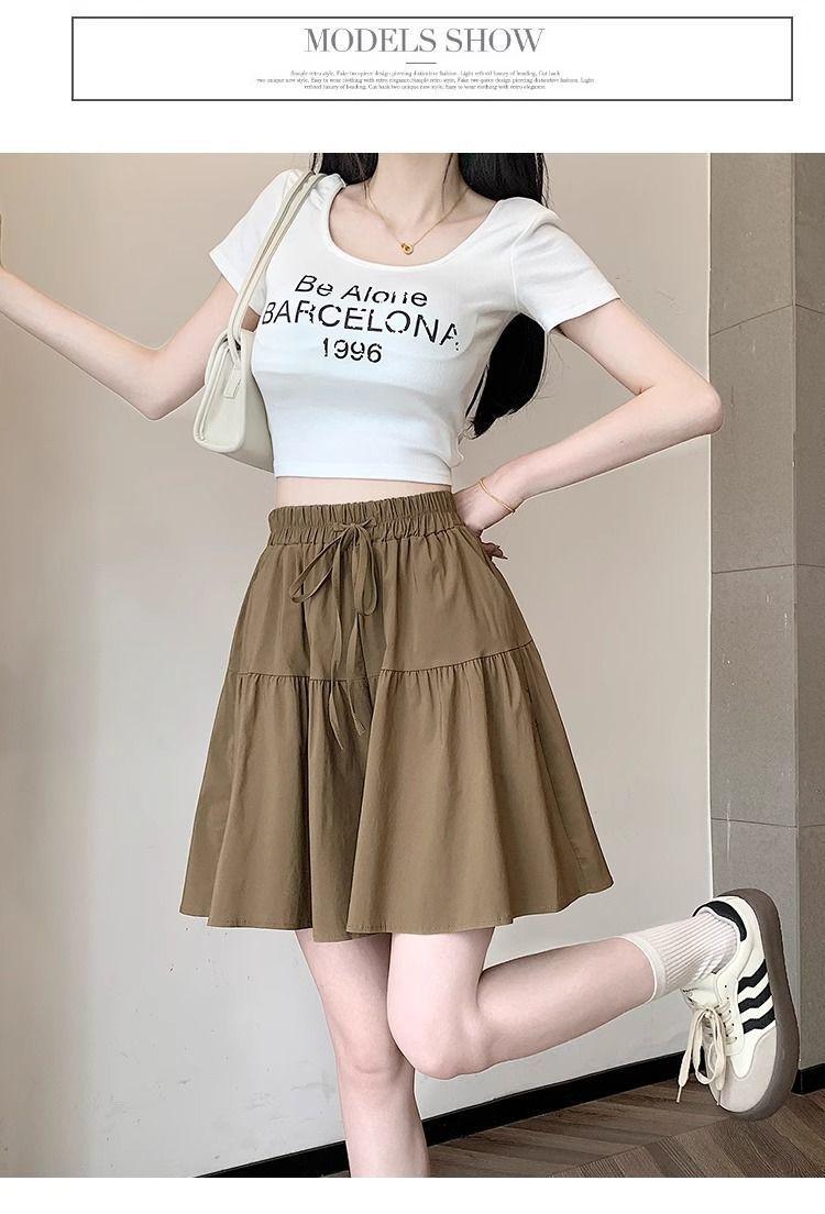 Product Introduction of [2380 People Collection] Idle Style Ice Silk Quick-Drying Wide Leg Culottes Shorts Women's Summer Thin plus Size Casual Shorts Pantskirt 20