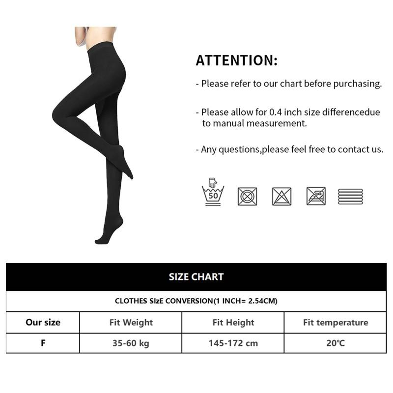Product Introduction of Women Black Sexy Tights Opaque Pantyhose 120D Seamless Winter Warm For Women Spring Autumn Stockings 13