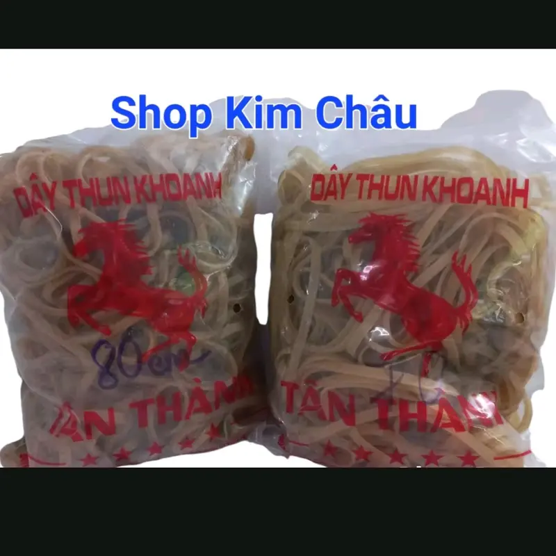 [Bịch500g]Dây thun bản lớn, bản to,dây thun sợi phở dày 5mm, đường kính từ 50mm đến 100mm 1