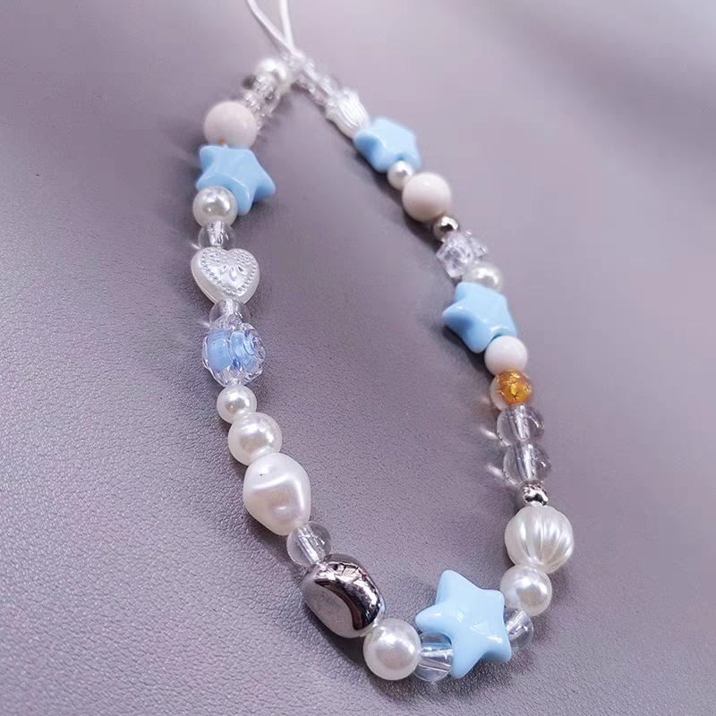 Mùa Hè Dễ Thương Sao Treo Điện Thoại Di Động Chuỗi Sáng Tạo Nơ Nhỏ Tươi Lãng Mạn Bướm Vòng Tay Treo Đồ Trang Trí Chống Mất Vòng Tay 4