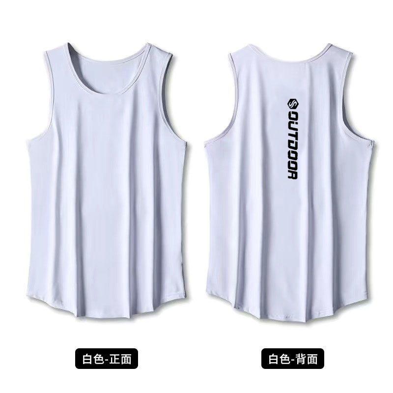 Bộ Đồ Thể Thao Chạy Bộ, Dành Cho Nam Và Nữ, Nhanh Khô, Làm Bằng Lụa Lạnh, Áo Vest Không Tay Thích Hợp Tập Luyện Và Chơi Bóng Rổ, Chạy Bộ Buổi Sáng, Quần Đùi Hai Lớp, Lý Tưởng Để Chạy Theo Đường Ánh Sport 5