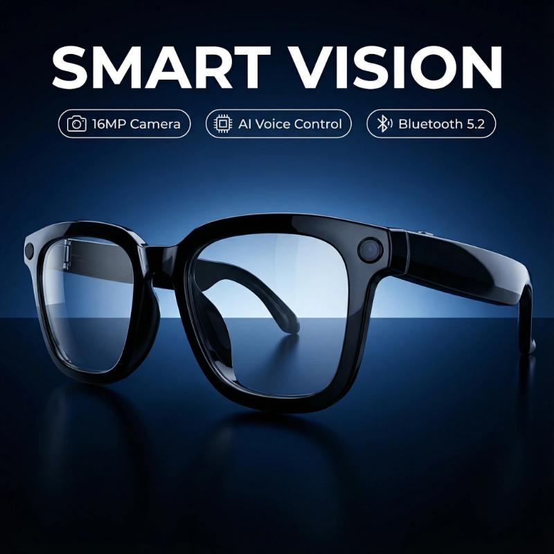 2026 New Men Women's sunglasses AI Smart Glasses Translation 8MP HD With 4K camera Recording Glasses