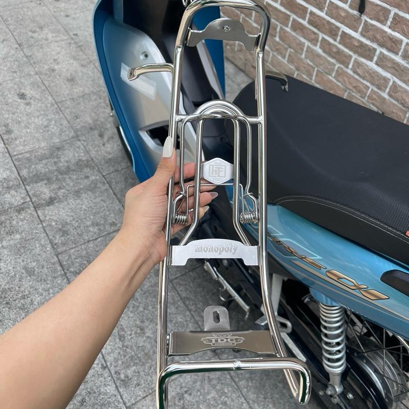 BAGA XUỒNG WAVE 110 ĐỜI 2017-2025 inox 10li đặt biệt Phụ Tùng Phụ Kiện