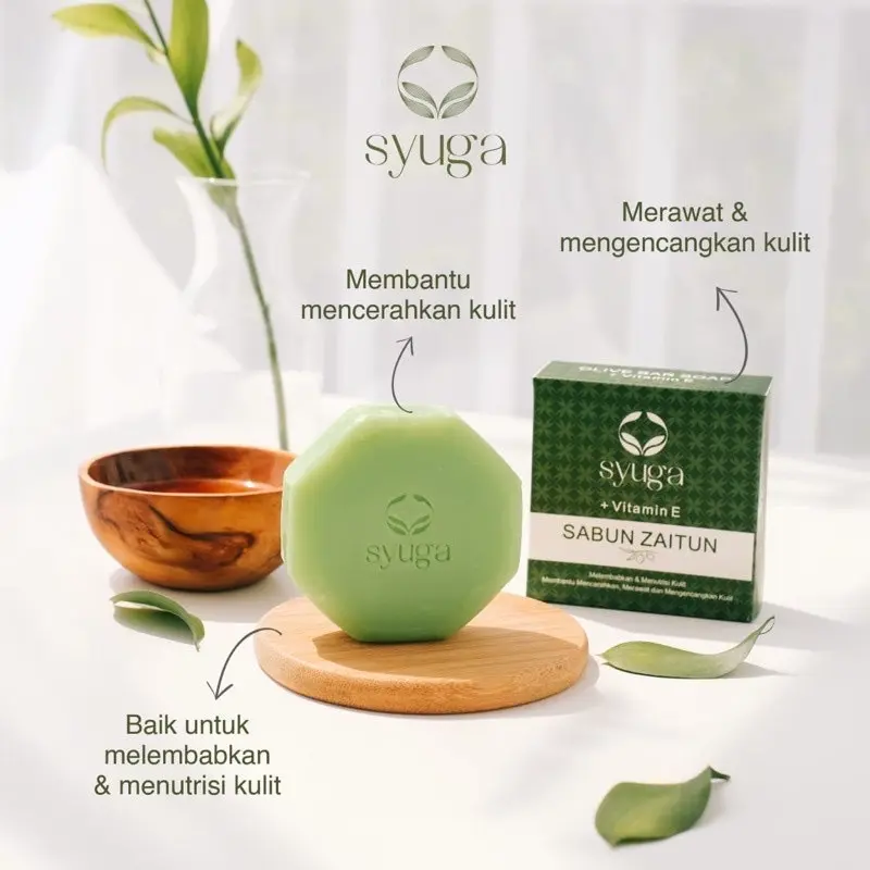 SYUGA Sabun Zaitun + Vitamin E 100gr 1