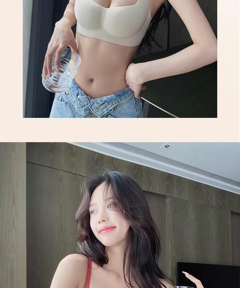 Product Introduction of Seamless Cloud Photosensitive Surface Underwear for Women Small Breast Push up Push up Anti-Sagging Soft Support No Wire Accessory Breast Push up Bra (B23) Basic Womenswear Comfort Minimalist 23